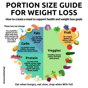 portion size guide for weight loss