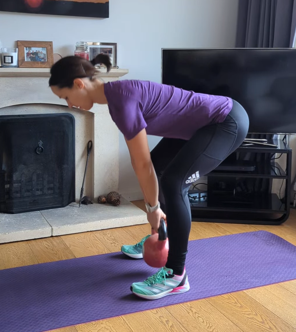 KB deadlift home workouts