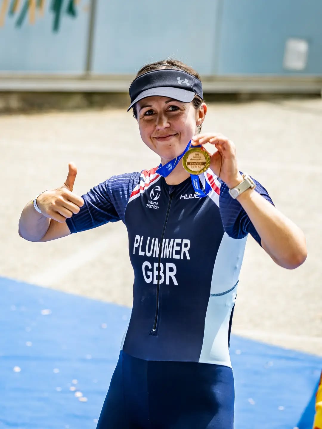 Duathlon medal